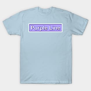 Purple Line T-Shirt